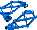 Mini Diamond Floorboards Anodized / Blue For Harley Davidson FLD 1690 2012-2013 - 24 CM