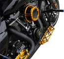 Diamond Floorboards Anodized / Gold For Harley Davidson FLD 1690 2012-2013 - 32 CM | 16211216