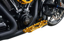 Diamond Floorboards Anodized / Gold For Harley Davidson FLD 1690 2012-2013 - 32 CM | 16211216