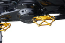 Diamond Floorboards Anodized / Gold For Harley Davidson FLD 1690 2012-2013 - 32 CM | 16211221