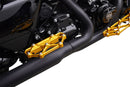 Diamond Floorboards Anodized / Gold For Harley Davidson FLD 1690 2012-2013 - 32 CM | 16211221