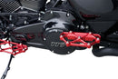 Diamond Floorboards Anodized / Red For Harley Davidson FLD 1690 2012-2013 - 32 CM | 16211222