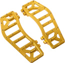 Aggressor Floorboards Anodized / Gold For Harley Davidson FL 1200 1972-1977 - 30.5 CM