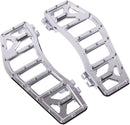Aggressor Floorboards Chrome For Harley Davidson FL 1200 1972-1977 - 30.5 CM