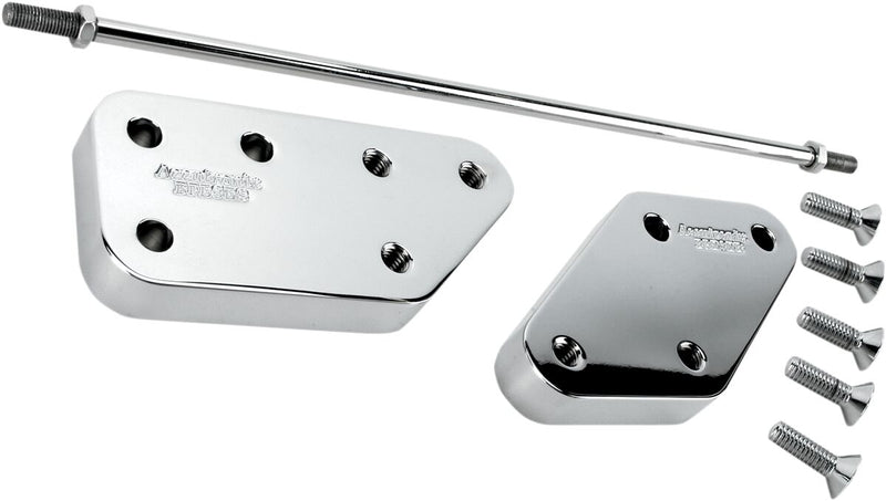 3 Inch Forward Control Extension Kit Silver For Harley Davidson FXST 1340