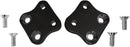 Kick-Back Adapter Plates Black / Silver For Harley Davidson FLD 1690