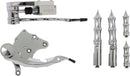 Forward Controls With Master Cylinder Chrome / Polished For Harley Davidson FXST 1450