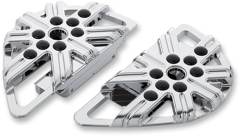 Adjustable Driver Floorboards Chrome For Harley Davidson FLHC 1340