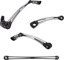 Deep Cut Foot Control Kits Anodized / Black For Harley Davidson FLH 1868 ABS