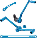 SpeedLiner Foot Control Kit Anodized / Blue For Harley Davidson FLHTC 1584