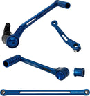 SpeedLiner Foot Control Kit Anodized / Blue For Harley Davidson FLHTC 1584
