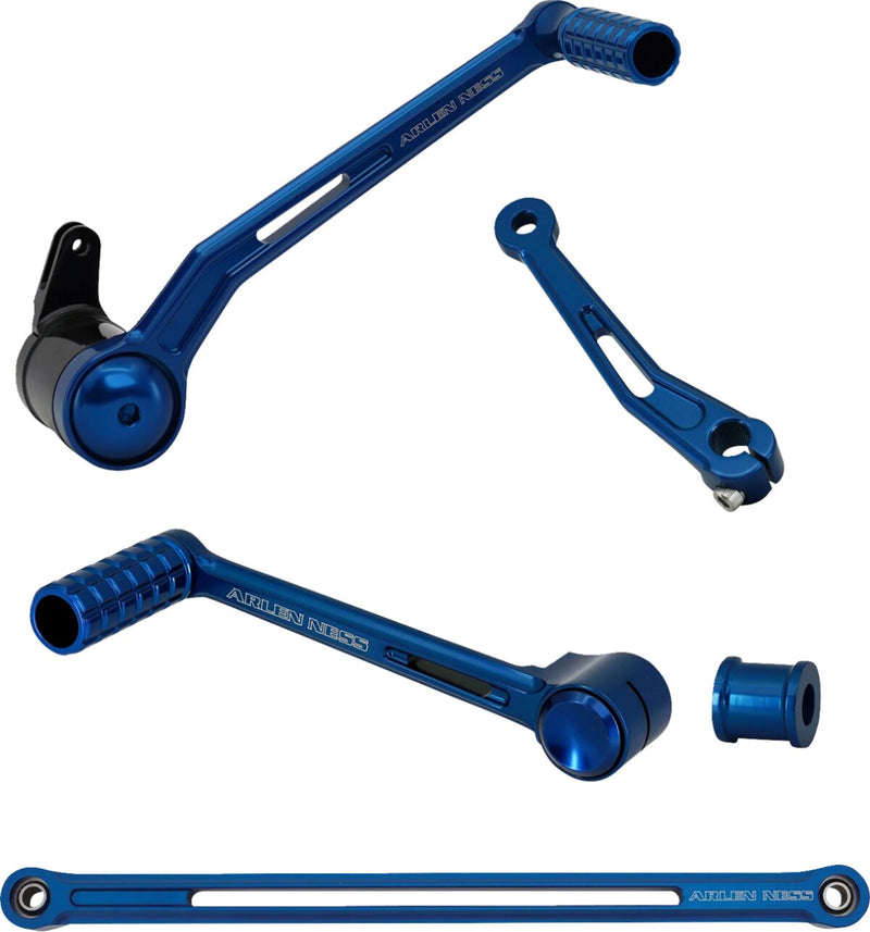 SpeedLiner Foot Control Kit Anodized / Blue For Harley Davidson FLHTC 1584
