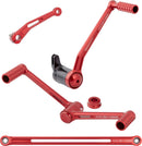 SpeedLiner Foot Control Kit Anodized / Red For Harley Davidson FLHTC 1584 ABS
