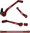 SpeedLiner Foot Control Kit Anodized / Red For Harley Davidson FLHTC 1450