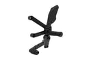 Rearset Factor-X Black For Kawasaki ZX-4 R 400 ABS