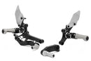 Adjustable Rearset RCT10GT Black For BMW R 12 Nine T ABS
