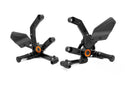 MUE2 Rearset KTM Black For KTM DUKE 990 ABS