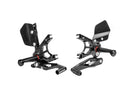 FXR Rearset Black For Kawasaki ZX-10 R 1000 ABS 2021-2025