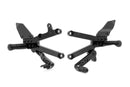 FXR Rearset Black For Kawasaki ZX-6 R 636 ABS 2023-2026