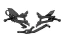 FXR Rearset Black For BMW M 1000 RR ABS 2021-2026