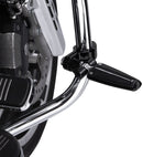 Engine Guard Highway Peg Hingeless Mounting Clamp Kit Anodized / Black - Standard