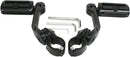 Highway Pegs with Mount Set Kit Black / Gloss / Powder-Coated - 32 MM