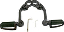 Highway Pegs With Mounting Arms Black / Matt / Powder-Coated - 32 MM