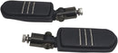 Custom Accent Highway Peg Set Black / Matte / Silver - 9.5 MM