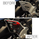 3D Motorcycle Stickers - Heel Pads For Yamaha Tracer 9 2025>2026