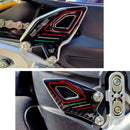 3D Motorcycle Stickers - Heel Pads For Ducati Panigale/Streetfighter V4 / V4 S 2025>2026