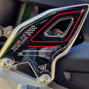 3D Motorcycle Stickers - Heel Pads For Ducati Panigale/Streetfighter V4 / V4 S 2025>2026