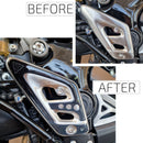 3D Motorcycle Stickers - Heel Pads For Triumph Scrambler 400 X / Speed 400 2024>2025