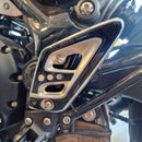 3D Motorcycle Stickers - Heel Pads For Triumph Scrambler 400 X / Speed 400 2024>2025