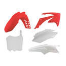 Plastic Kit OEM / Red / White For CRF450 11-12/CRF250 11-13 - Pack Of 5