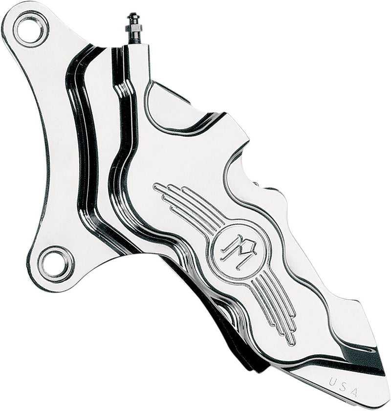 Six-Piston Differential-Bore Front Caliper Chrome For Harley Davidson FLHR 1450 2000-2006 - 292 MM