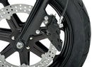 Six-Piston Differential-Bore Front Caliper Anodized / Black For Harley Davidson FLHR 1450 2000-2006 - 330 MM