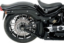 Four-Piston Differential-Bore Caliper Aluminum / Black / Matt For Harley Davidson FLS 1690 2012-2017