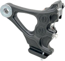 Four-Piston Differential-Bore Caliper Black / Matt For Harley Davidson FLST 1340 1990-1990