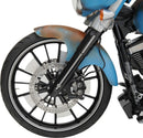 Radial Mount Front Brake Caliper Black / Matt For Harley Davidson FLHR 1450 2006 - 292 MM