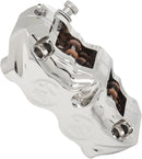 Radial Mount Front Brake Caliper Chrome For Harley Davidson FLHR 1450 2006 - 292 MM