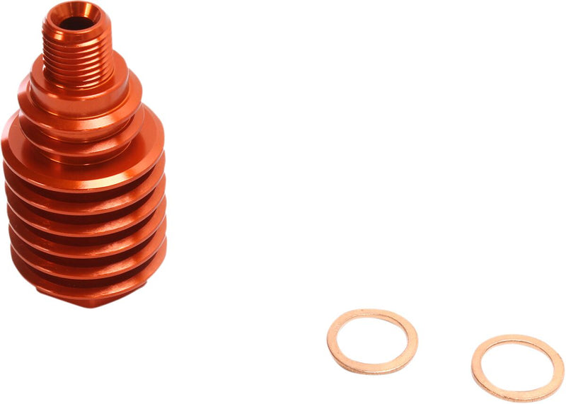 Rear Brake Caliper Cooler Orange