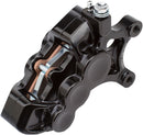 Ness Tech Six-Piston Differential Bore Caliper Black For Harley Davidson FLH 1868 - 356 MM