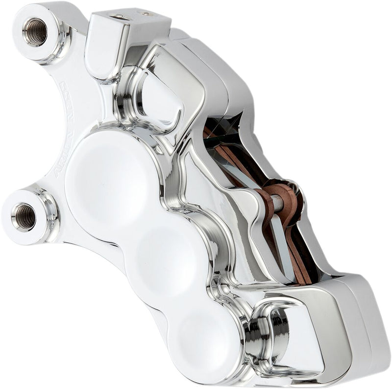 Ness Tech Six-Piston Differential Bore Caliper Chrome For Harley Davidson FLH 1868 ABS - 300 MM
