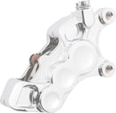Ness Tech Six-Piston Differential Bore Caliper Chrome For Harley Davidson FLH 1868 - 300 MM