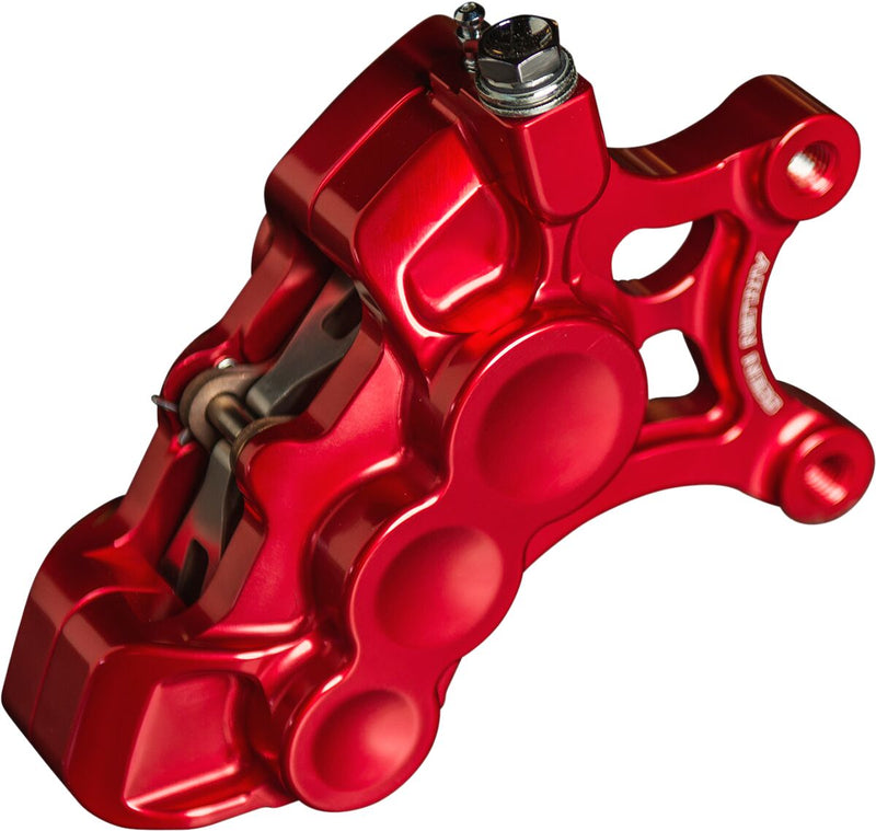 6-Piston Caliper Anodized / Red For Harley Davidson FLH 1868 ABS - 300 MM
