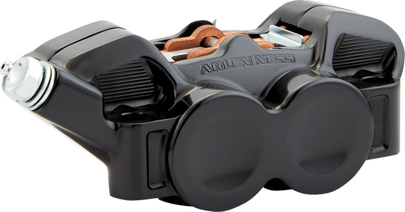 4-Piston Radial Left Hand Caliper Anodized / Black