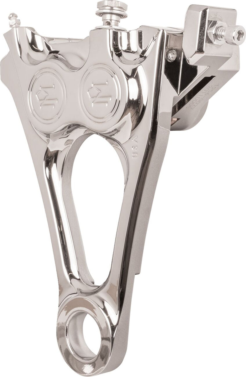 4-Piston Differential-Bore Rear Caliper Chrome For Harley Davidson FLDE 1750 ABS 2018-2020