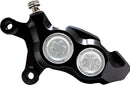 Race Series Monobloc Caliper Anodized / Black / Silver For Harley Davidson FLDE 1750 ABS 2018-2020