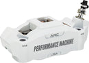 Race Series Radial Mount Front Caliper With ARC Technology White 0052-2426-WC