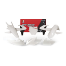 Plastic Kit White / Black For SX125-150 16-18 - Pack Of 6